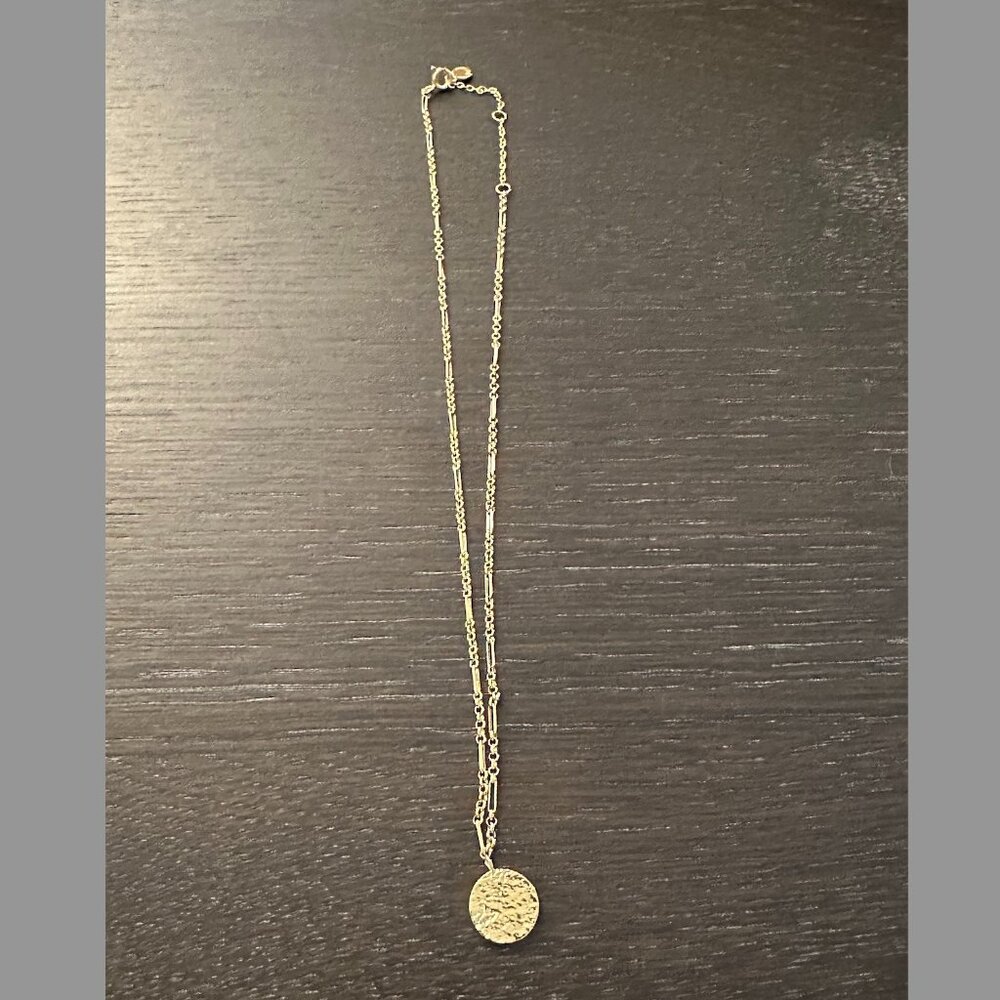 Gorjana Banks Gold Coin Pendant Necklace